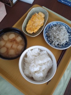 本日の朝食兼昼食