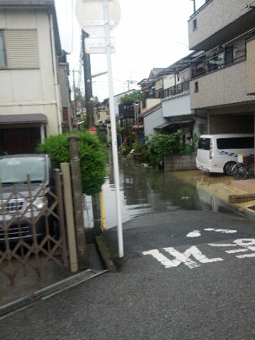 浸水状況視察２