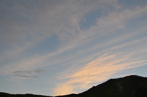 朝焼けの風景