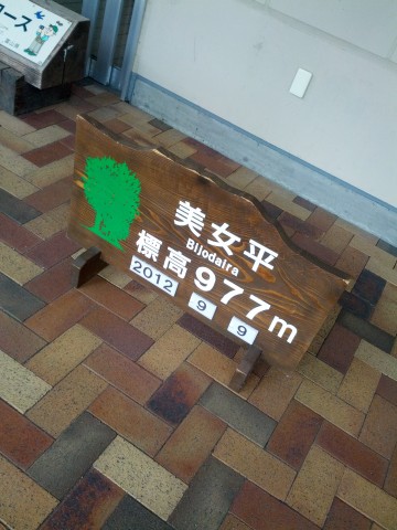 美女平着