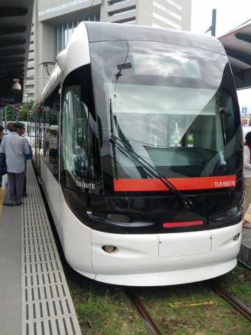 ライトレール乗車
