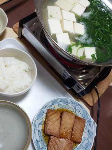 本日の夕食