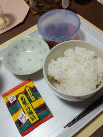 本日の夜食