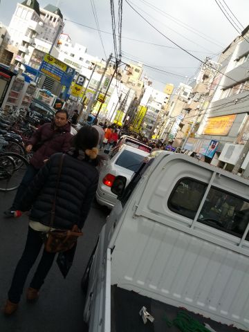 駐車場待ち行列