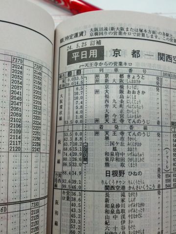 新大阪発関西空港行き