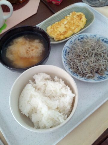 本日の朝食兼昼食