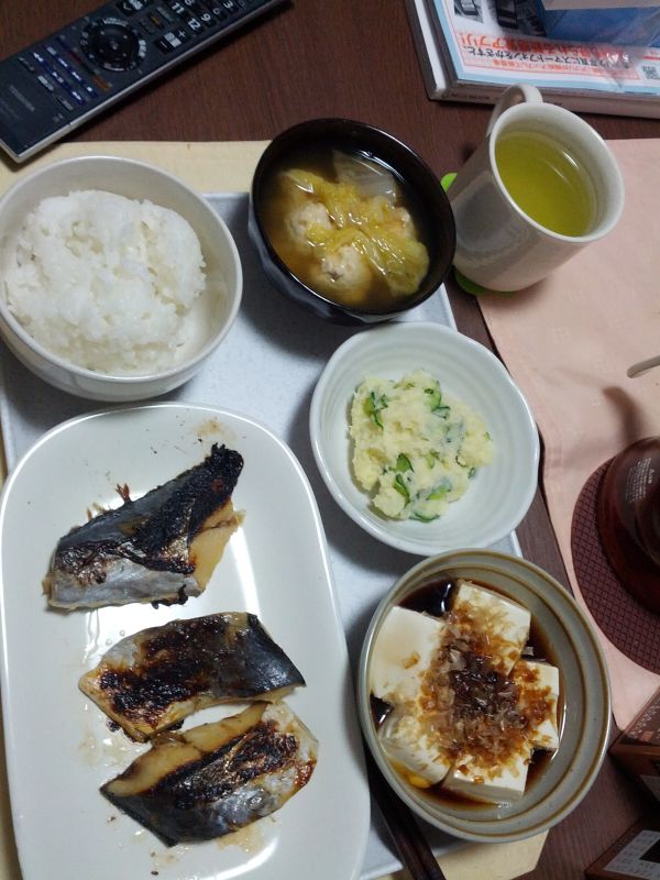 本日の夕食