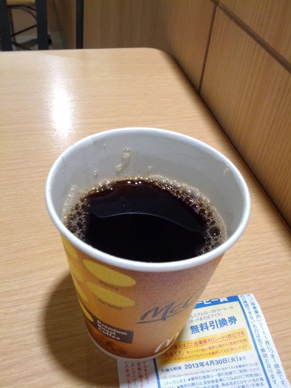 コーヒーの量