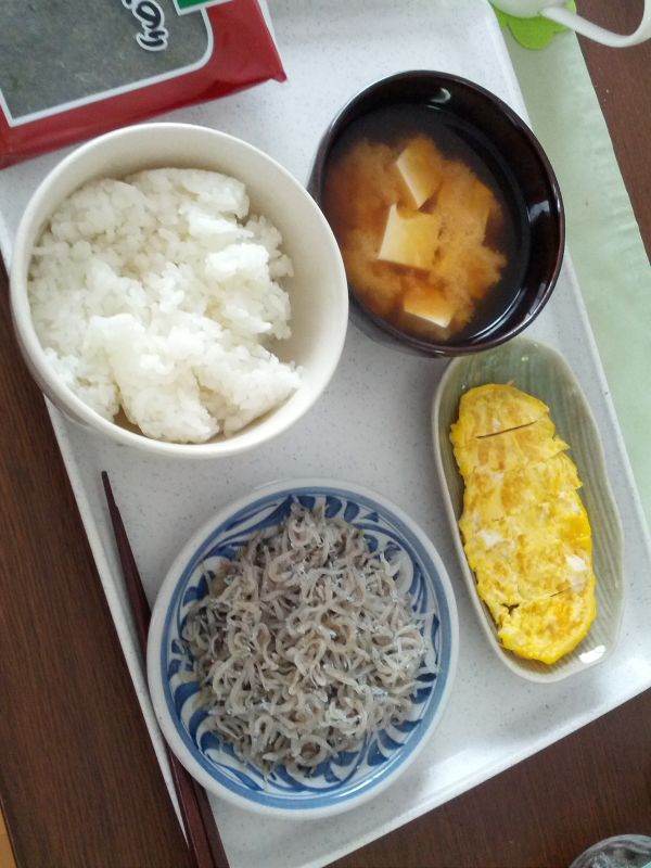 本日の朝食兼昼食