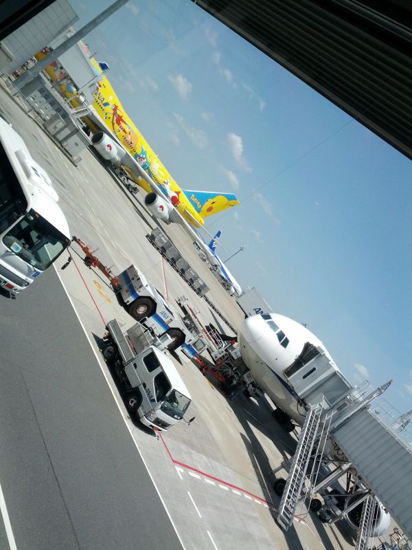 羽田着