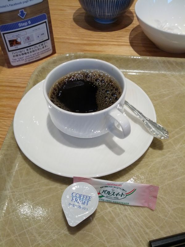 食後のコーヒー