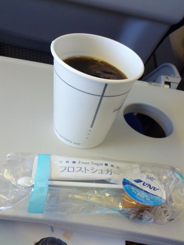 本日の機内ドリンク
