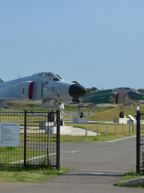 自衛隊機の展示