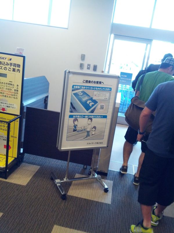 ゲートの通過方法