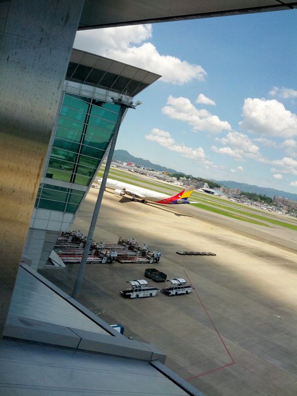 アシアナ機出発