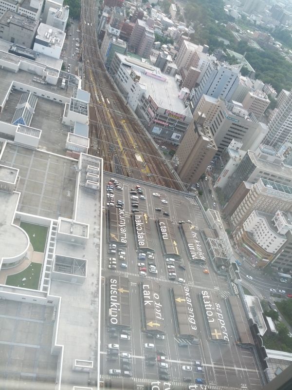 札幌駅屋上