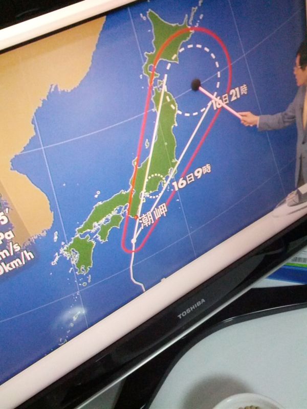 台風の進路