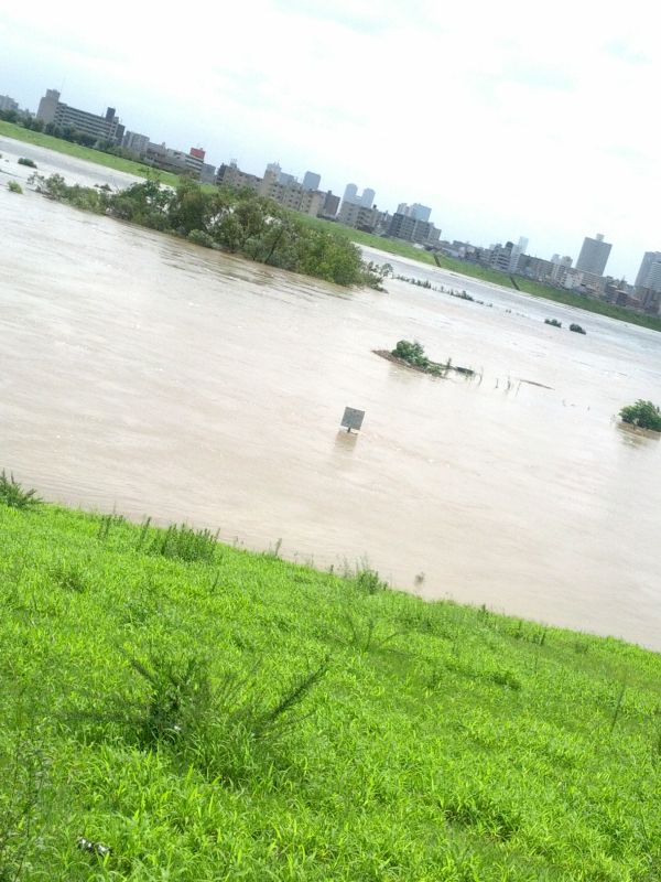 淀川の増水２
