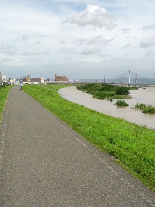 淀川の増水４