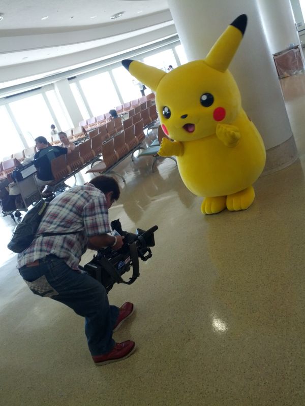 テレビ取材