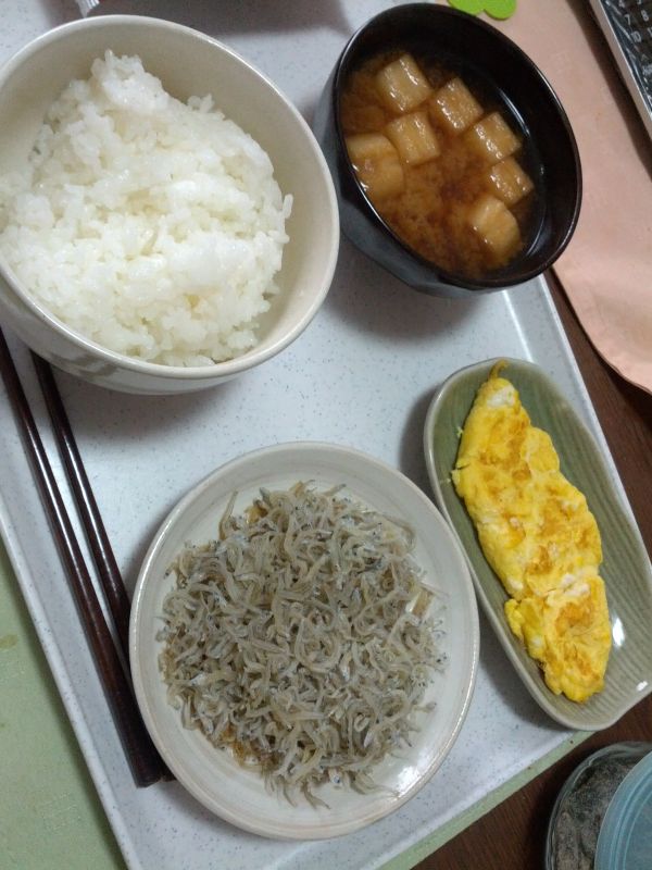 本日の朝食兼昼食