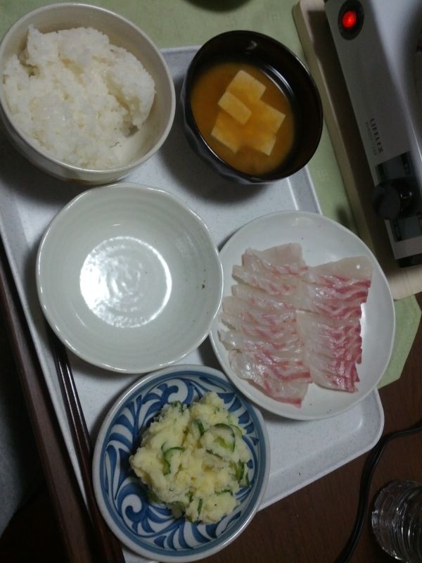 本日の夕食