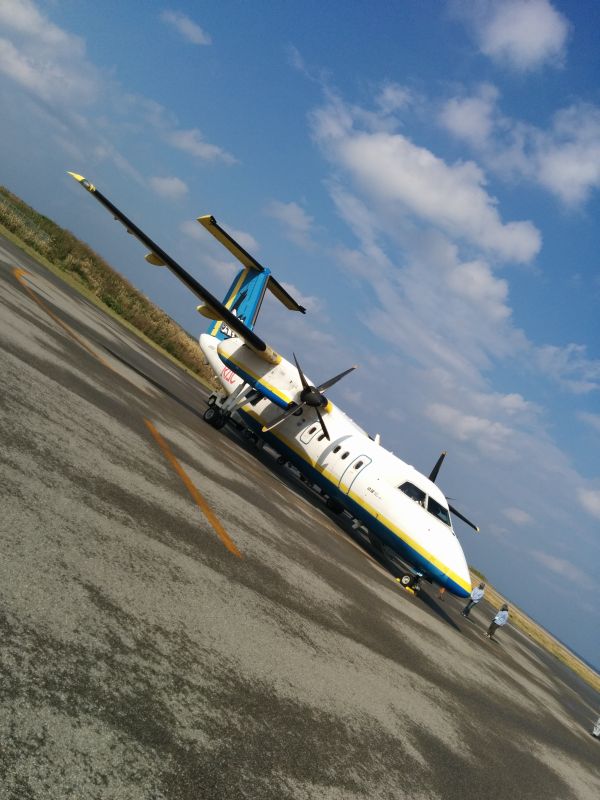 本日の飛行機