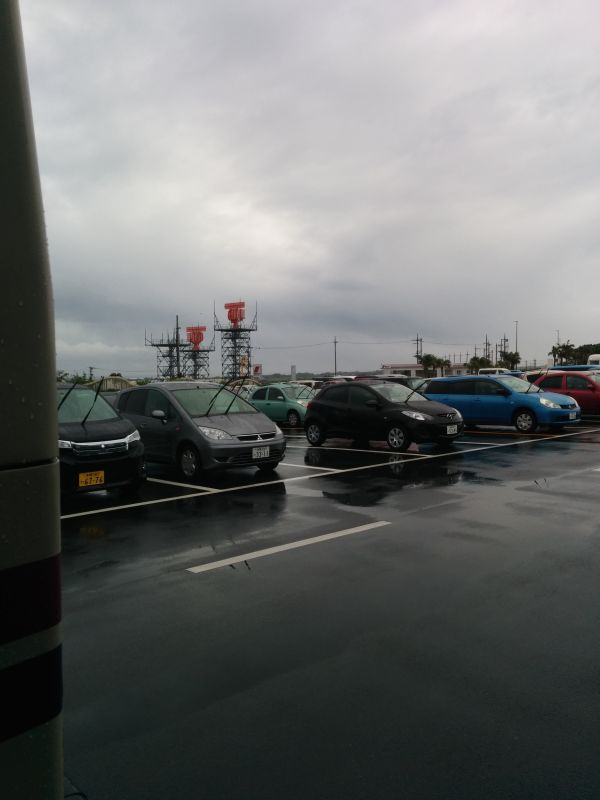 レンタカーのナンバープレート