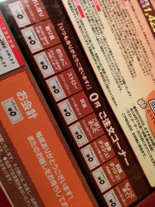 本日の宴会