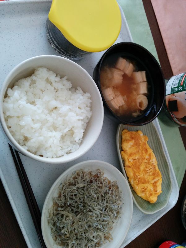 本日の朝食兼昼食