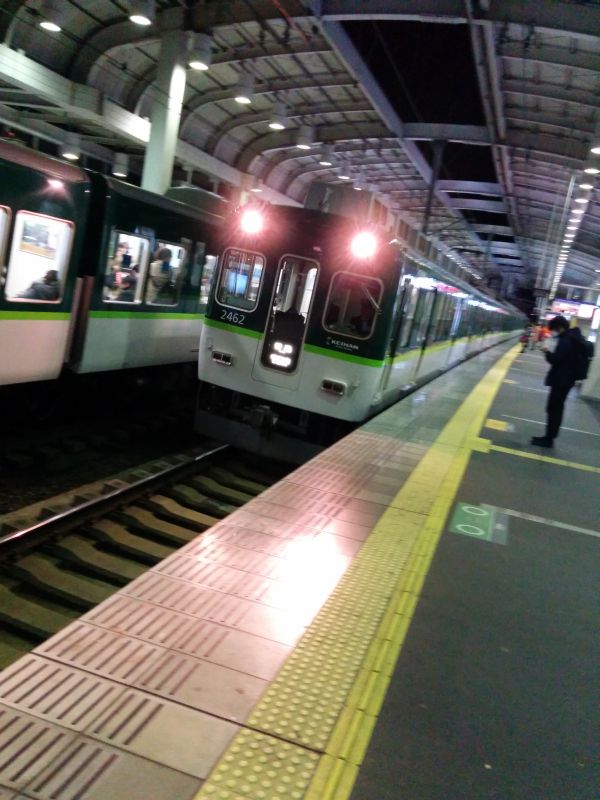 電車到着
