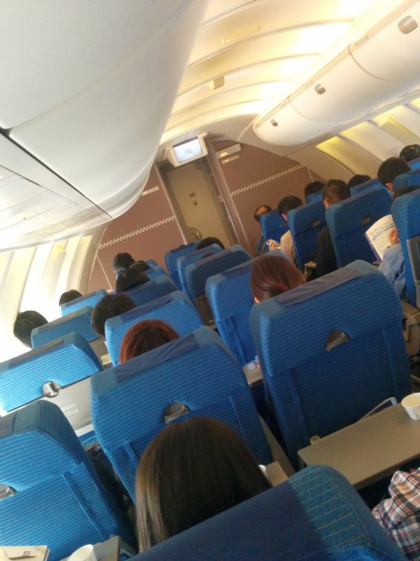 機内の風景