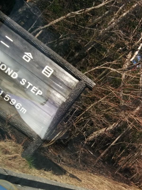 二合目通過