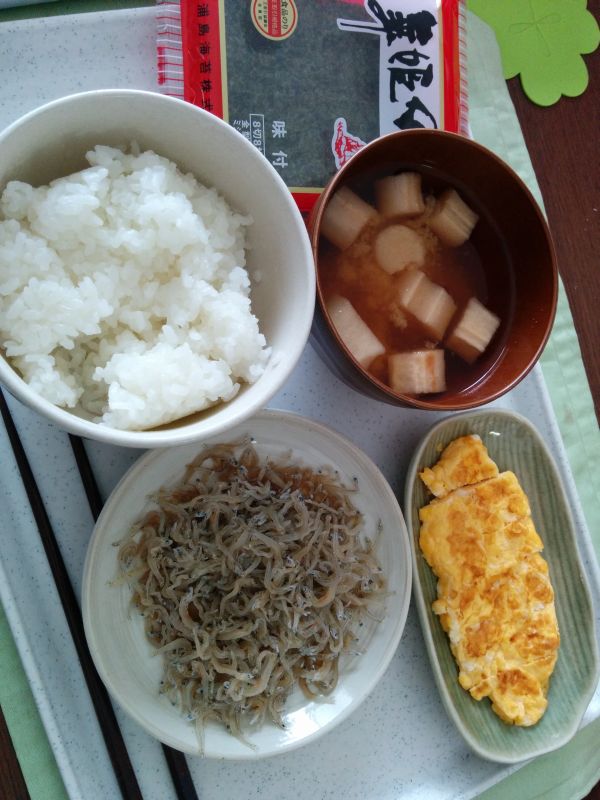 本日の朝食兼昼食