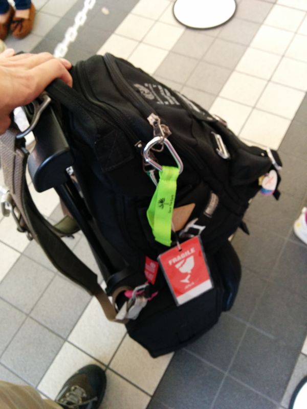 本日の持込荷物