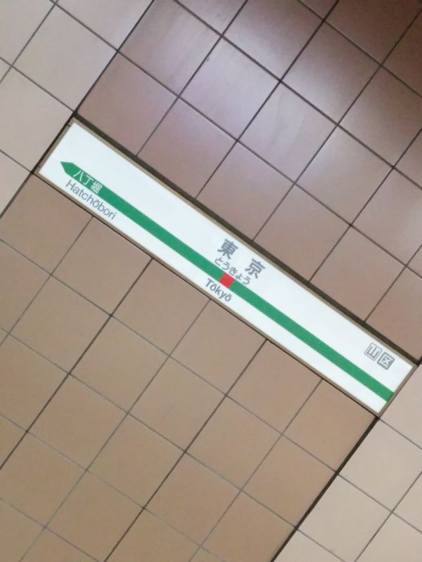 東京駅着