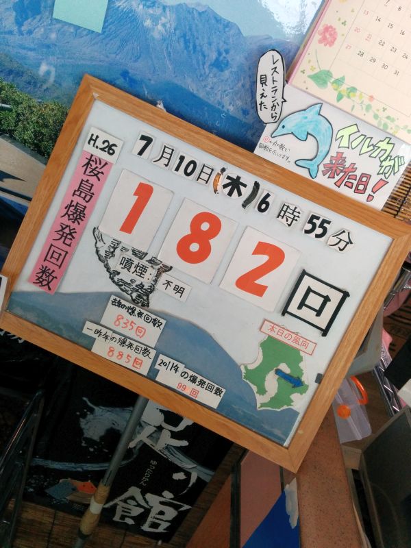 今年の桜島爆発回数