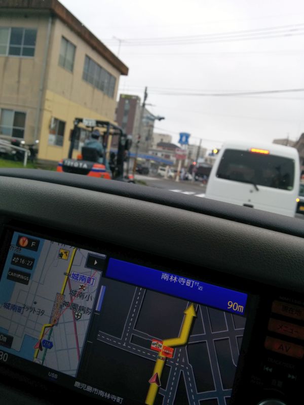 カーナビ表示
