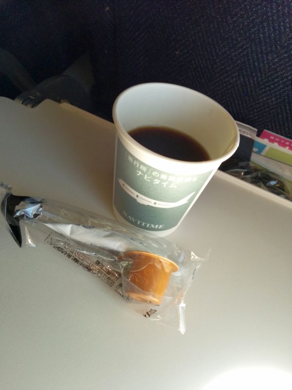 本日の機内ドリンク