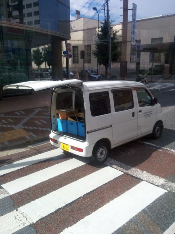 後ろのドア