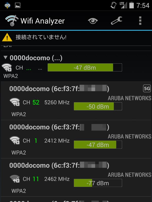 無線電波状況