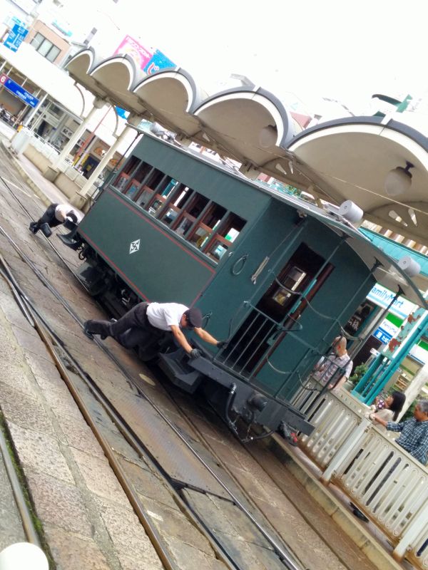 客車の移動