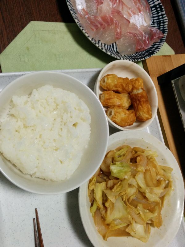 本日の夕食