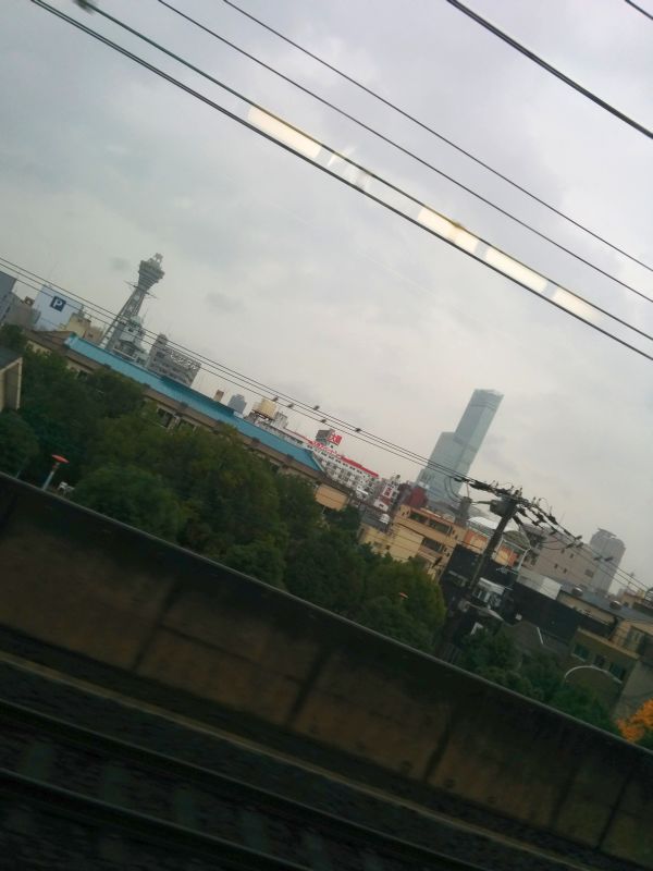 通天閣とハルカス