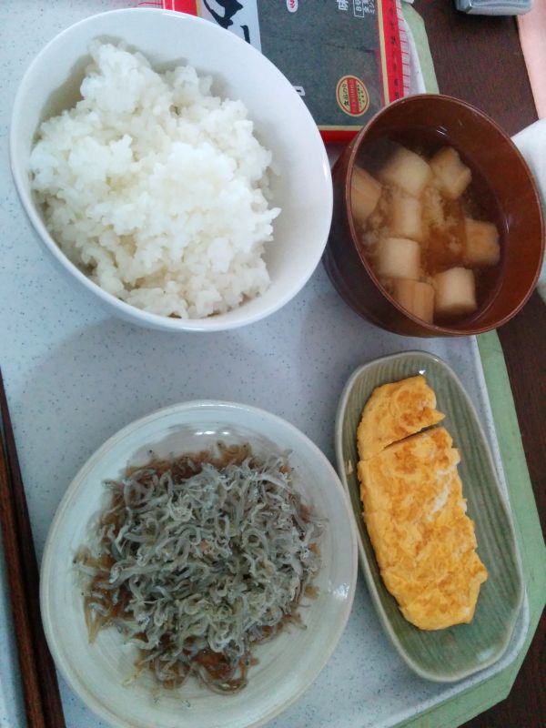 本日の朝食兼昼食