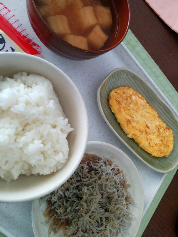 本日の朝食兼昼食