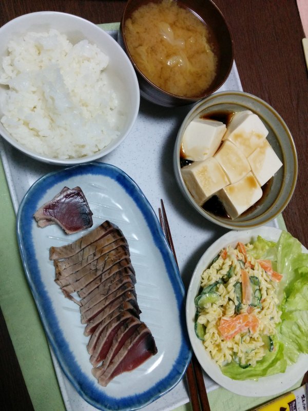 本日の夕食