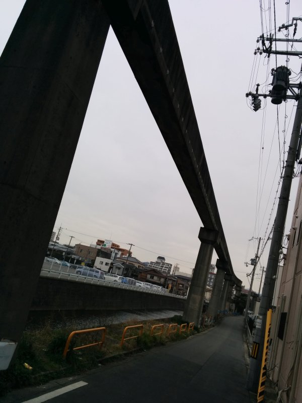 姫路モノレールの線路２