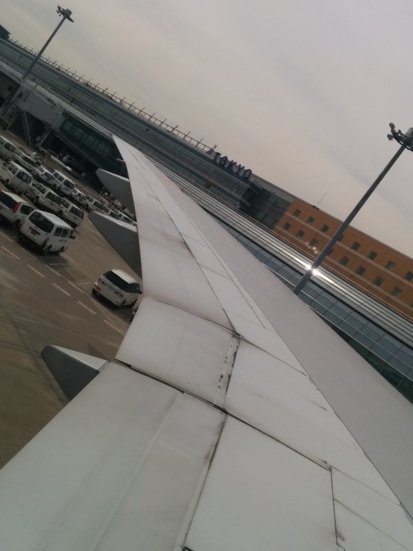 羽田空港着