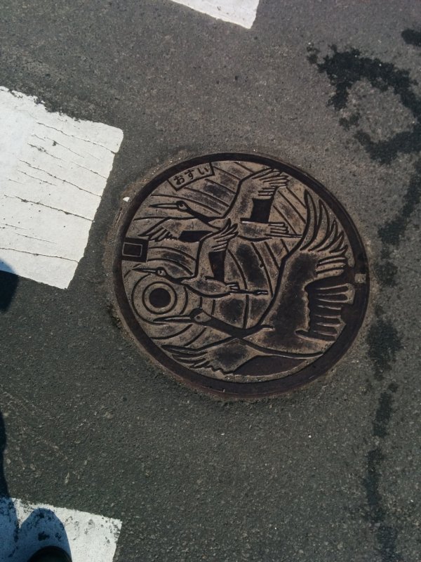 汚水のマンホール